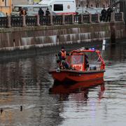 Ån Mojka i St Petersburg.
