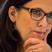 EU-kommissionens handelsminister Cecilia Malmström (FP).