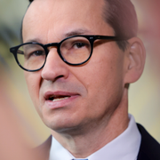 Tysklands utrikesminister Annalena Baerbock/Polens premiärminister Mateusz Morawiecki AP