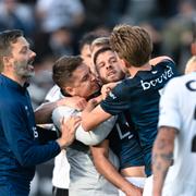 Ett stort bråk bröt ut efter matchen mellan Viking och Rosenborg. 