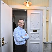 Statsminister Ulf Kristersson (M) i Strängnäs förra vintern.