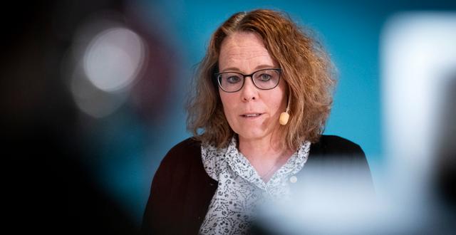 Maria Landgren, läkemedelschef och vaccinsamordnare.  Johan Nilsson/TT / TT NYHETSBYRÅN