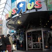 Arkivbild: Toys R Us flaggskeppsbutik vid Times Square i New York. 