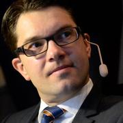 Jimmie Åkesson, partiledare för Sverigedemokraterna.