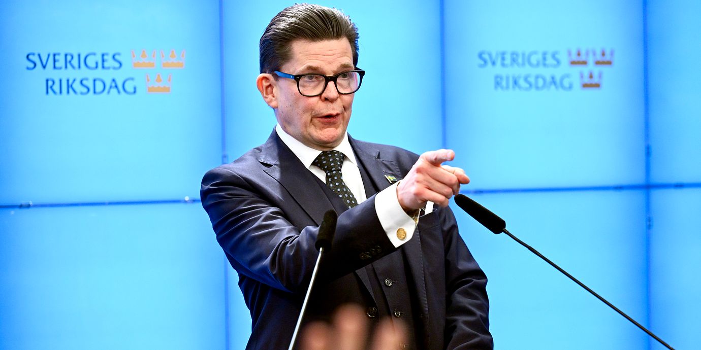 Talmannen Andreas Norlén.