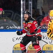 Luleås Brendan Shinnimin jublar efter 3-1.