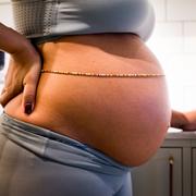 Gravid kvinna. Arkivbild.