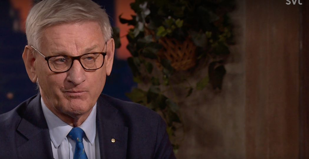 Carl Bildt i SVT:s Utrikesbyrån