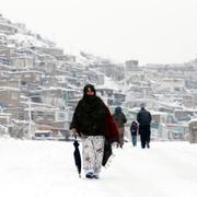 En kvinna i Kabul, 5 februari.