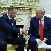 Nawrocki och Trump.