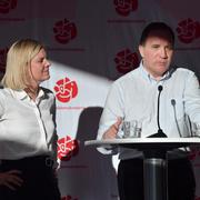 Magdalena Andersson och Stefan Löfven (S)