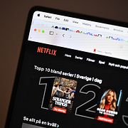 Arkivbild: Netflix streamingtjänst på dator.
