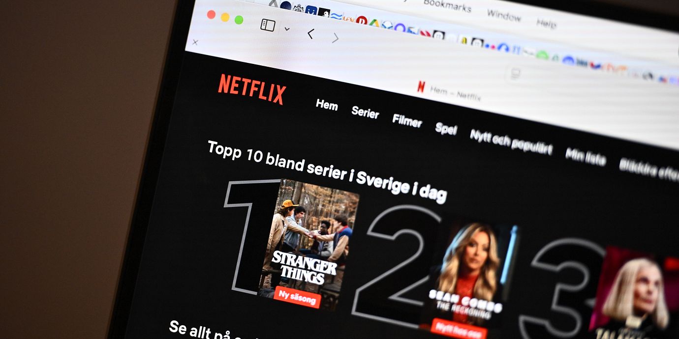 Arkivbild: Netflix streamingtjänst på dator.