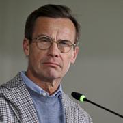 Ulf Kristersson på måndagen. 