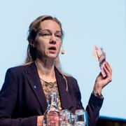 Cecilia Skingsley presenterade planerna på en så kallad e-krona 2016.