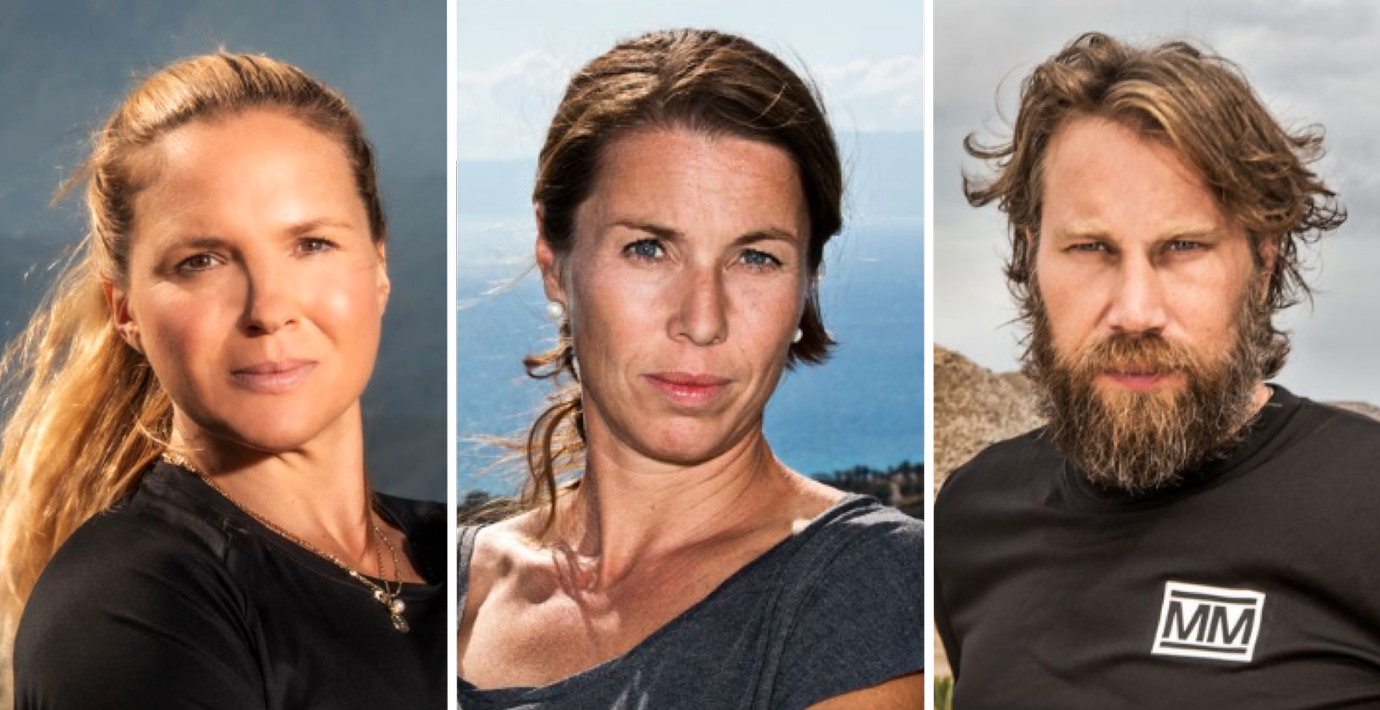 Anja Pärson, Magdalena Forsberg och Peter Forsberg.