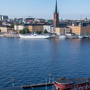 Utsikt mot Riddarholmen och Gamla Stan.