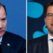 Stefan Löfven och Jimmie Åkesson.