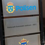 Nationellt forensiskt centrum (NFC) och Polismyndigheten i Linköping. Arkivbild.