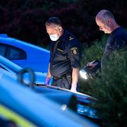 Polisens insats på torsdagskvällen.