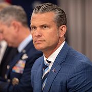 Försvarsminister Pete Hegseth.