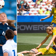  Ali Krieger, arkivbild/Magdalena Eriksson och de andra svenska landslagsspelarna under VM