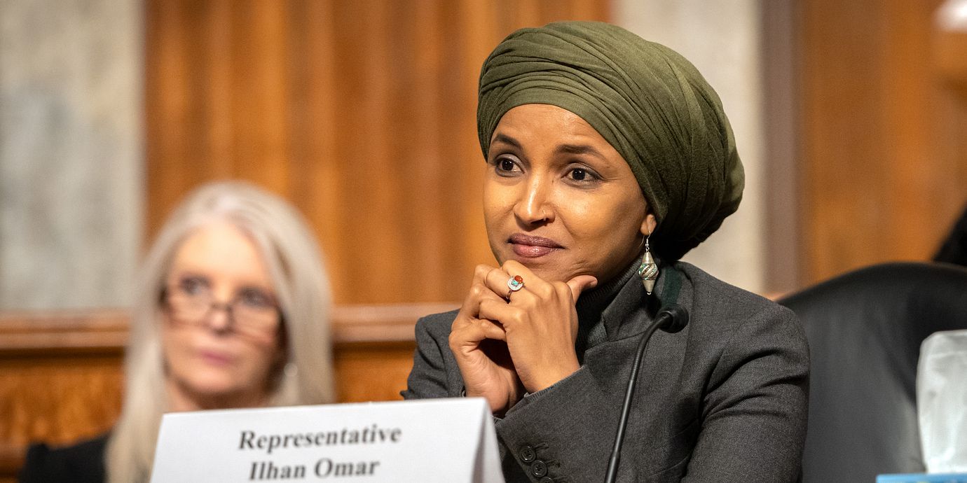 Arkivbild på Ilhan Omar.