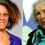 Bernardine Evaristo och Margaret Atwood .