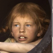 Scen från filmatiseringen av Pippi och Astrid Lindgren