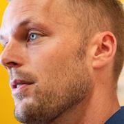 Sebastian Larsson i går.