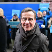 Ulf Kristersson på turné i veckan.