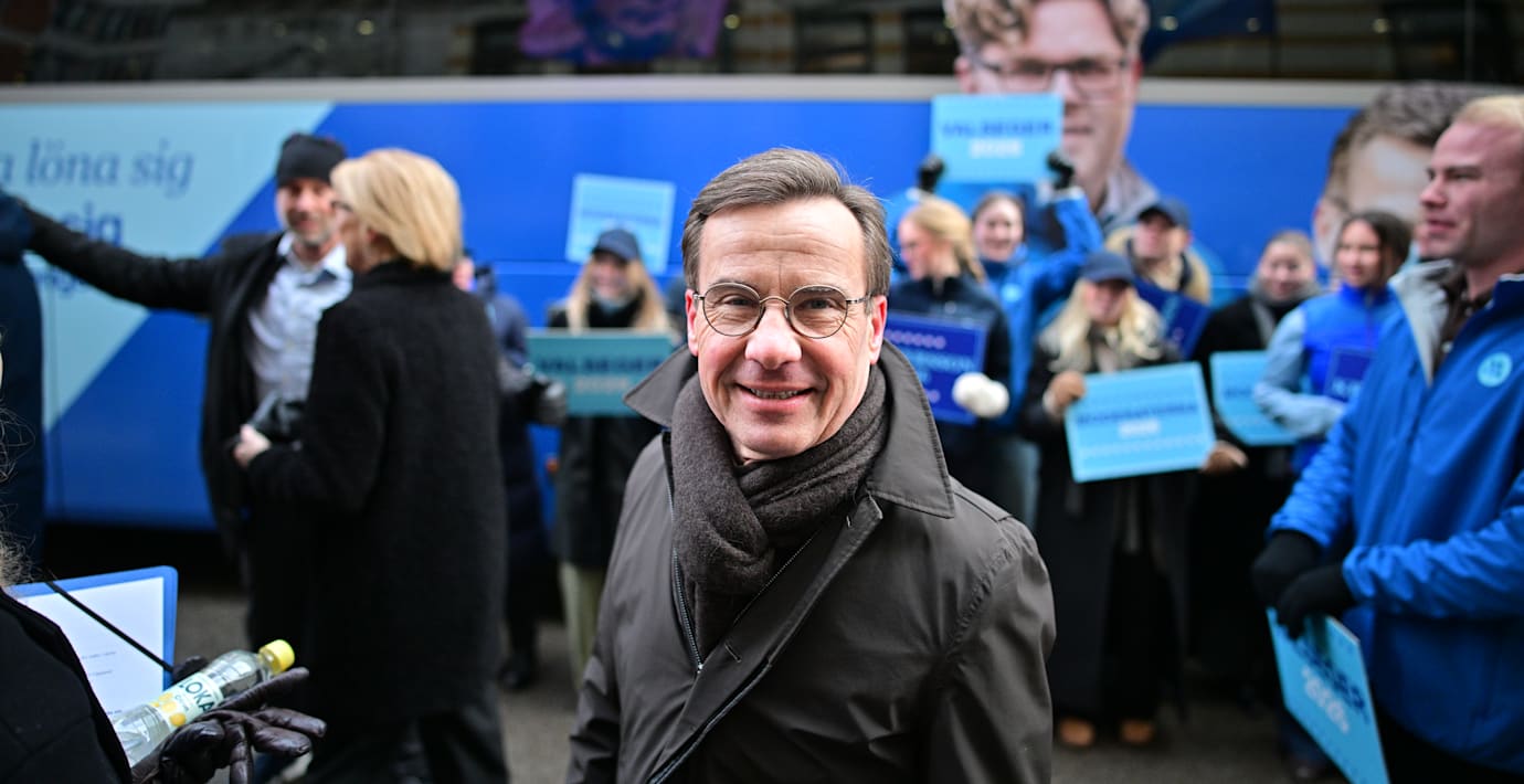 Ulf Kristersson på turné i veckan.