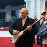 Putin i Kirgizistan i november. 