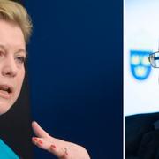 Catharina Elmsäter-Svärd och peter Hultqvist.