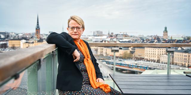 Ing-Marie Wieselgren Hedras Med Konstverk I Almedalen