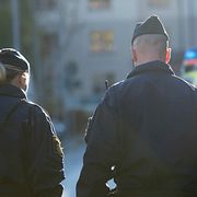 Arkivbild, poliser