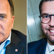 Stefan Löfven (S)/Jimmie Åkesson (SD).