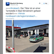 Här greps mannen.