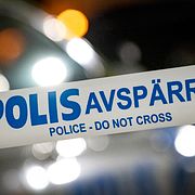 Polisavspärrning. Illustrationsbild.