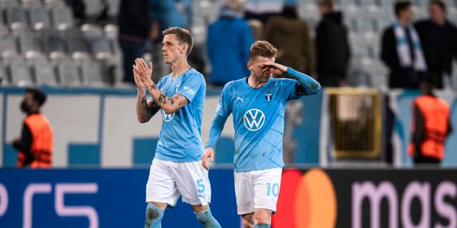 Sören Rieks och Anders Christiansen efter matchen. PETTER ARVIDSON / BILDBYRÅN