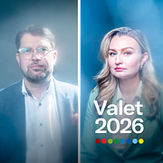 Simona Mohamsson, Ulf Kristersson, Jimmie Åkesson och Ebba Busch.