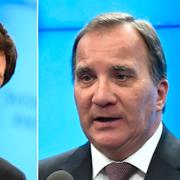 Andreas Norlén och Stefan Löfven.