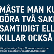 Den aktuella reklamskylten samt arkivbild från Haninge garnison.