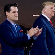 Matt Gaetz och Donald Trump.