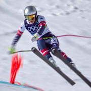 Vonn har vårdats på Italienskt sjukhus efter den våldsamma kraschen.