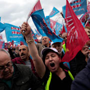 Valmöte för Kilicdaroglu. Khalil Hamra / AP