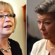 Chris Heister och etableringsminister Ylva Johansson (S).