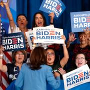 Supporters to Kamala Harris, July 9 2024, in Las Vegas.