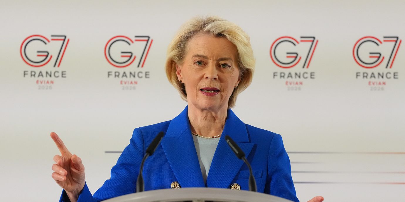 EU-kommissionens ordförande Ursula von der Leyen.
