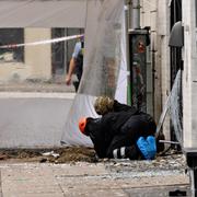 Bild utanför skattemyndigheten i Danmark. Arkivbild.